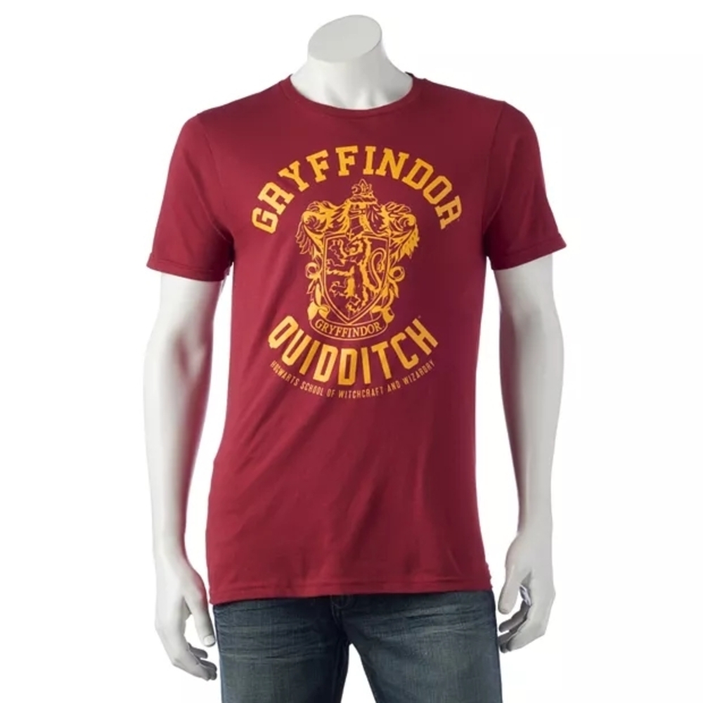 Harry Potter Gryffindor Quidditch Graphic Tee — Men's XXL